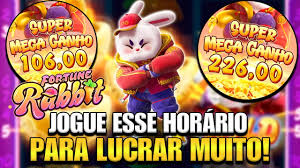 fortune rabbit melhor horário